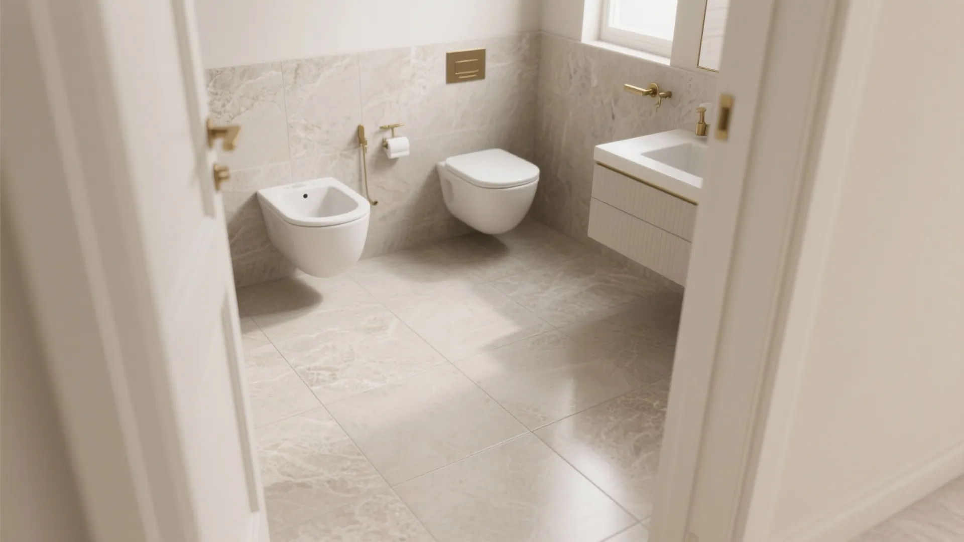 Matte Porcelain with Stone-Like Grain