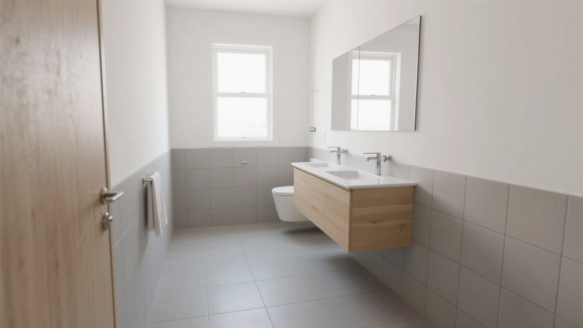 1) Minimal Matte Porcelain for a Calm, Safe Base