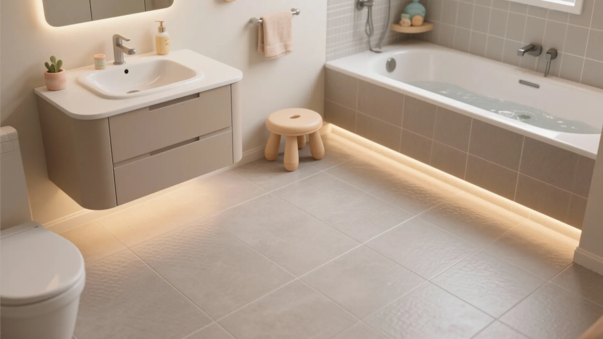 Matte, Non-Slip Porcelain for Everyday Safety