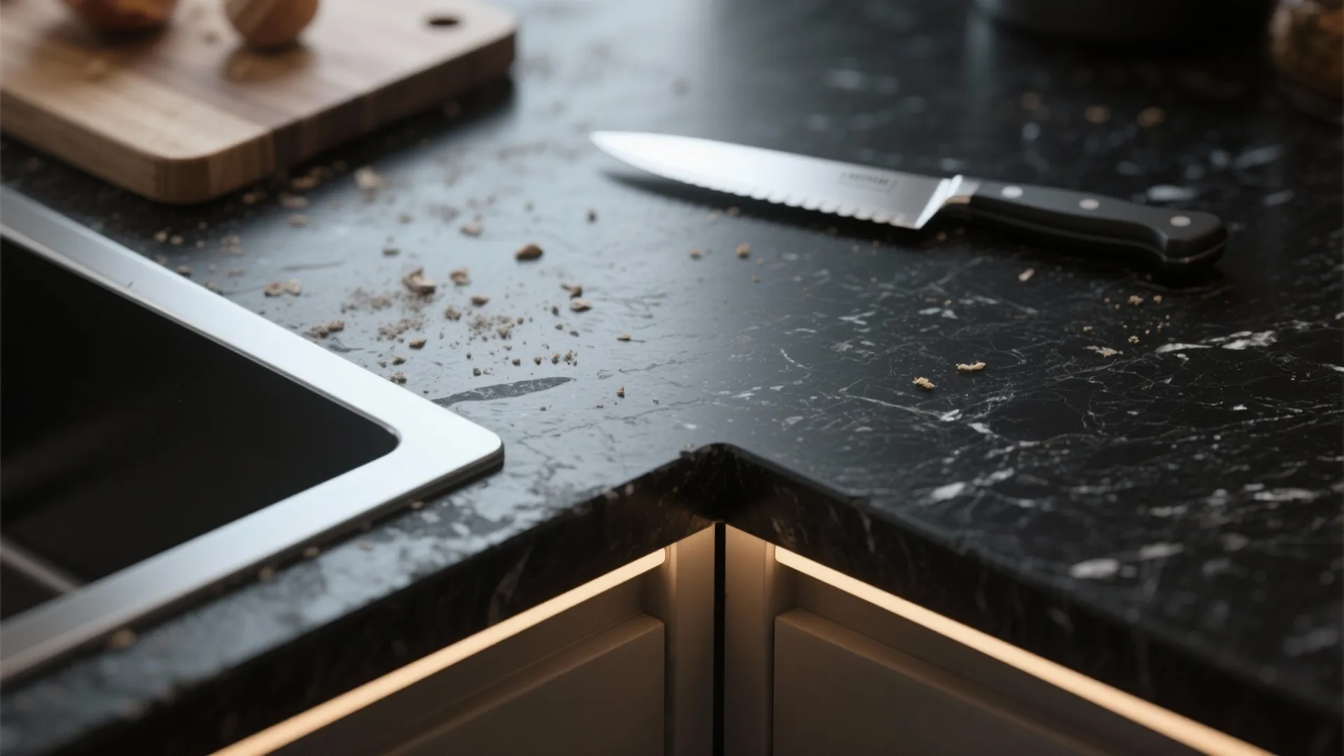 1. Matte Black Quartz for Everyday Use