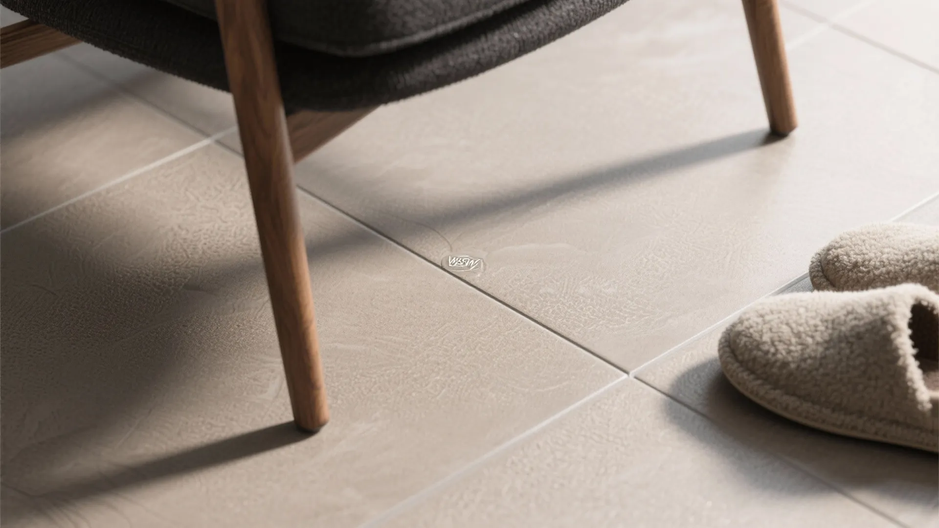Matte, Slip-Resistant Tiles + Radiant Heat Comfort