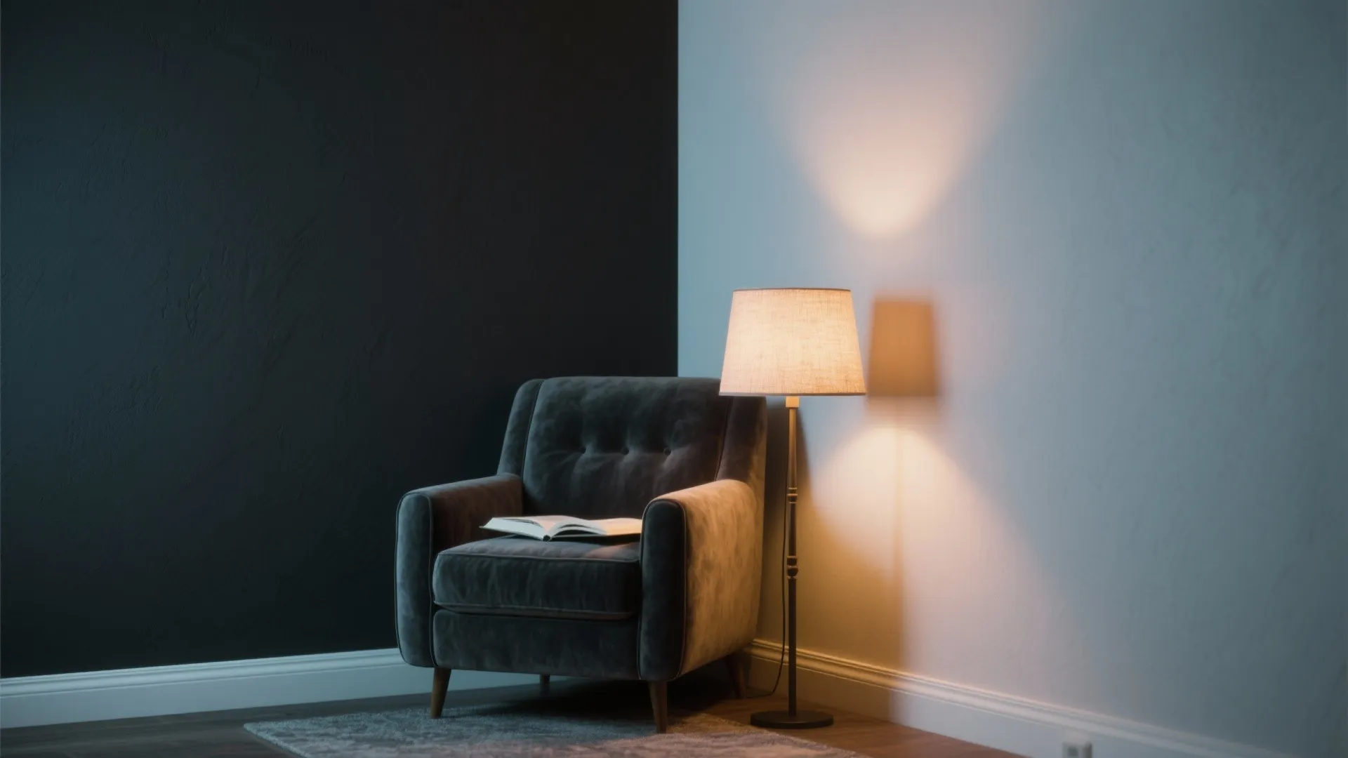 3. Matte (Flat) — moodier rooms and hiding flaws