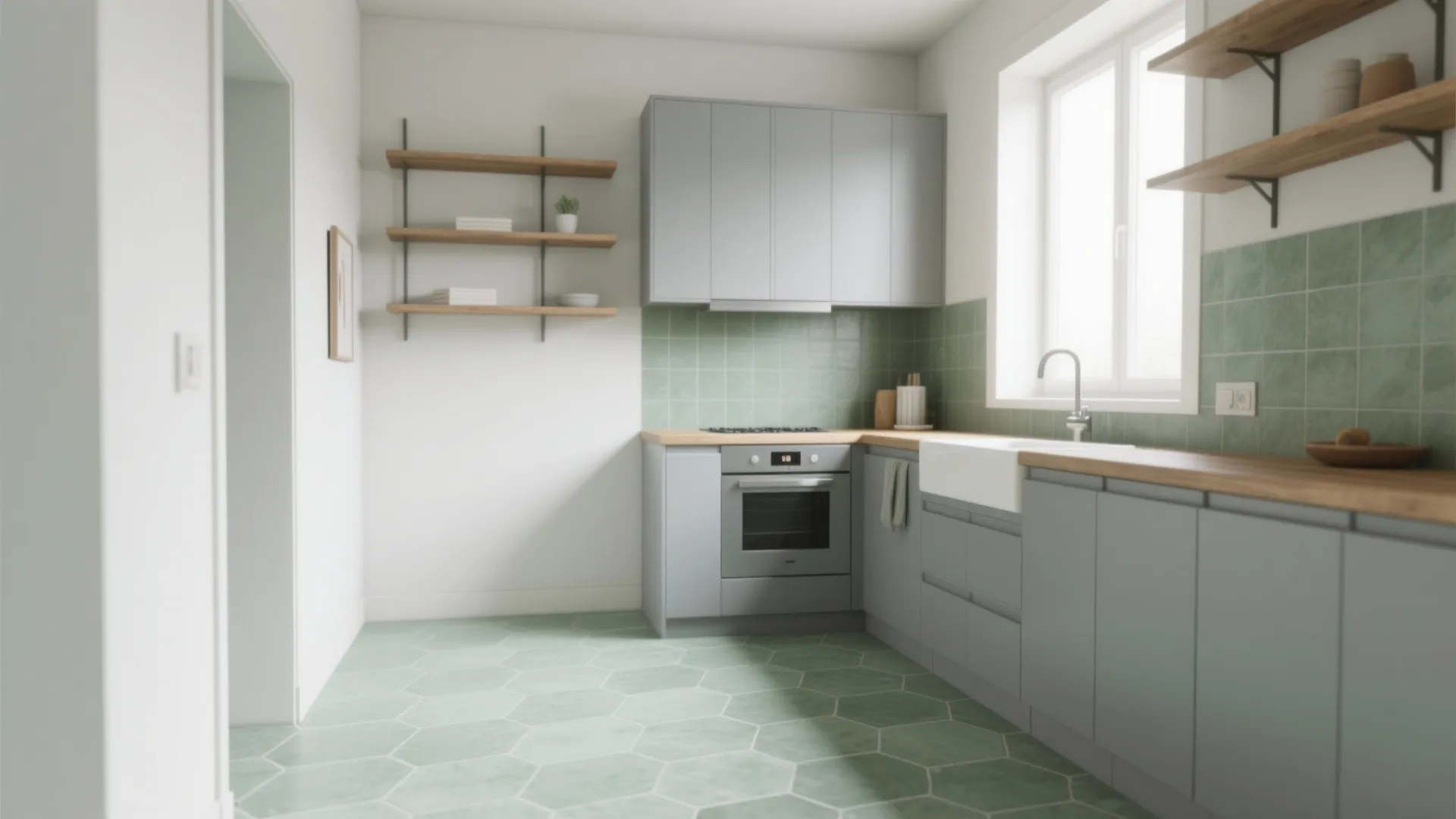 1. Matte Sage for a Calm, Timeless Base