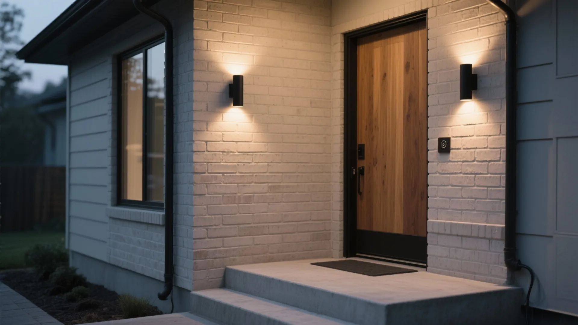 Minimalist matte sconces for clean lines