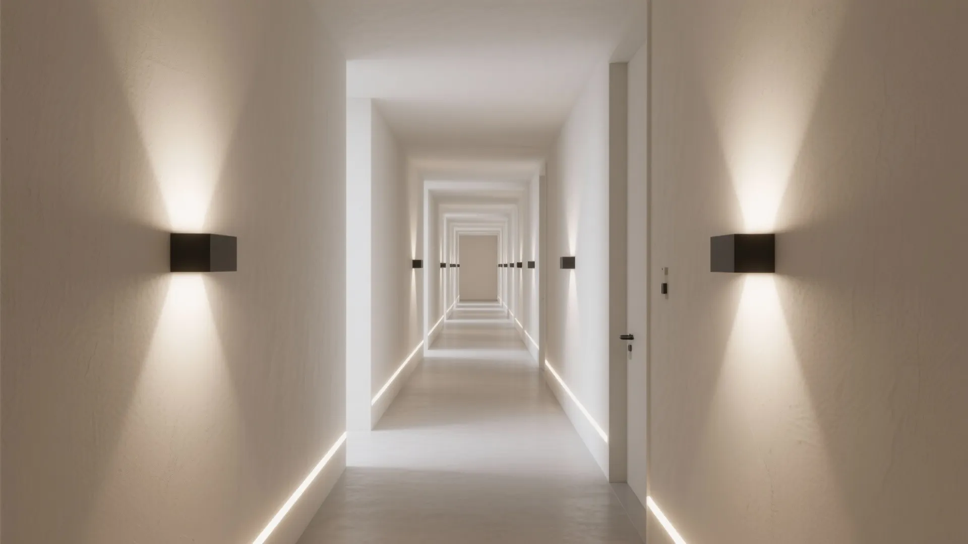 Minimalist matte sconces for clean, glare-free walls