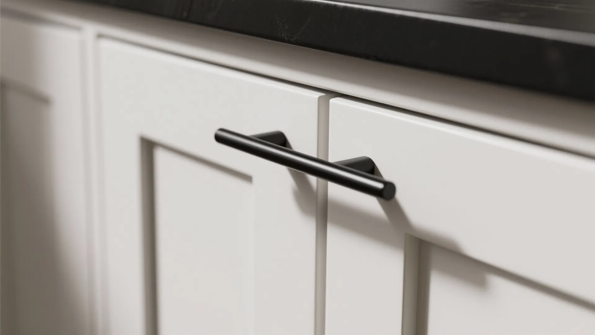 1. Matte Black Slim Bars for a Minimal Look