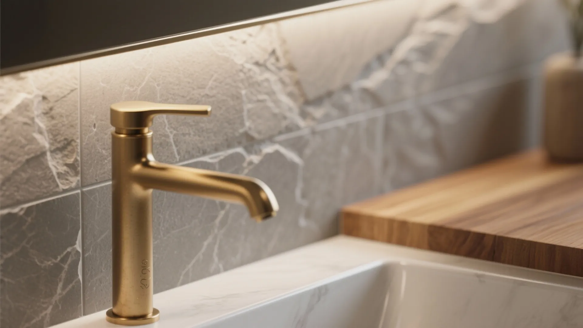 Matte Stone-Look Porcelain for Warm Minimalism