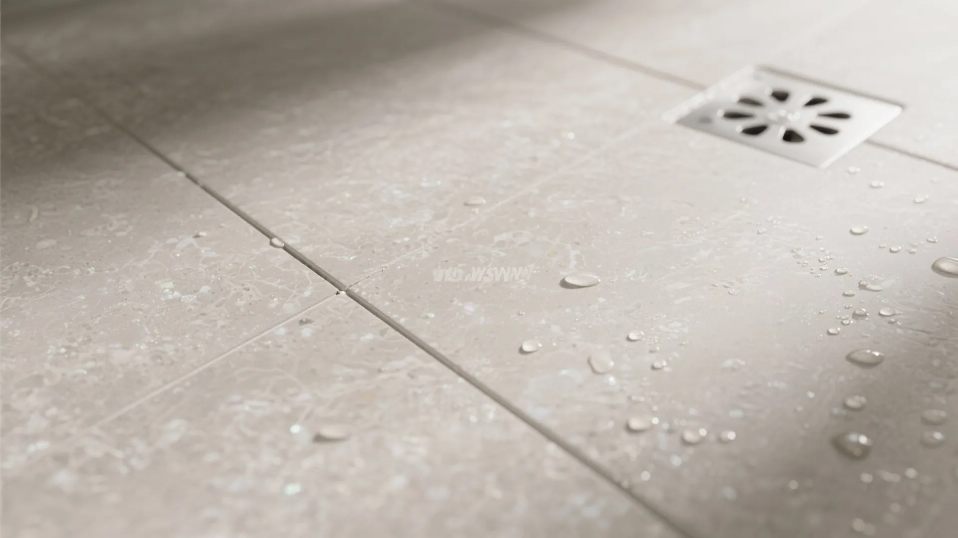 3) Matte Porcelain with Stone Texture for Safety and Warmth