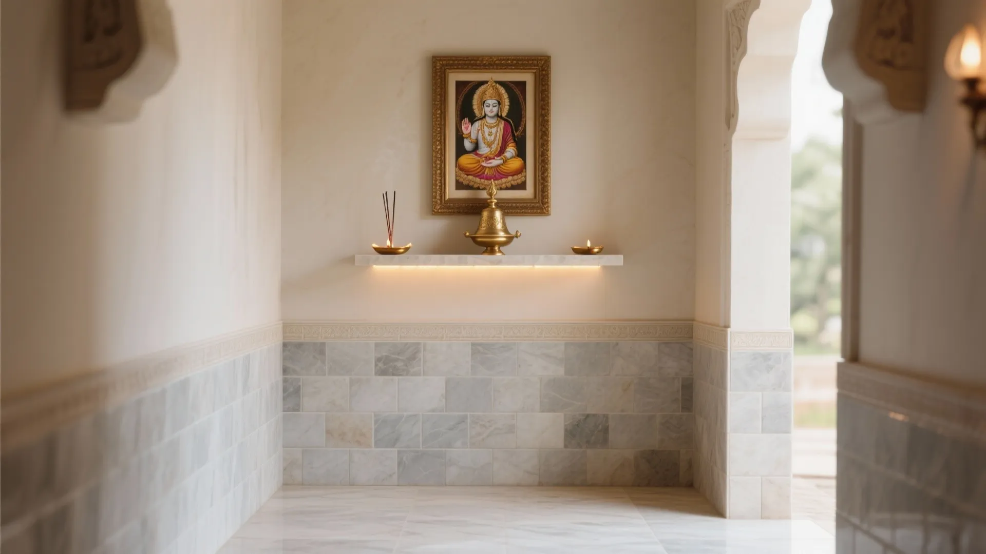 Matte stone-look serenity