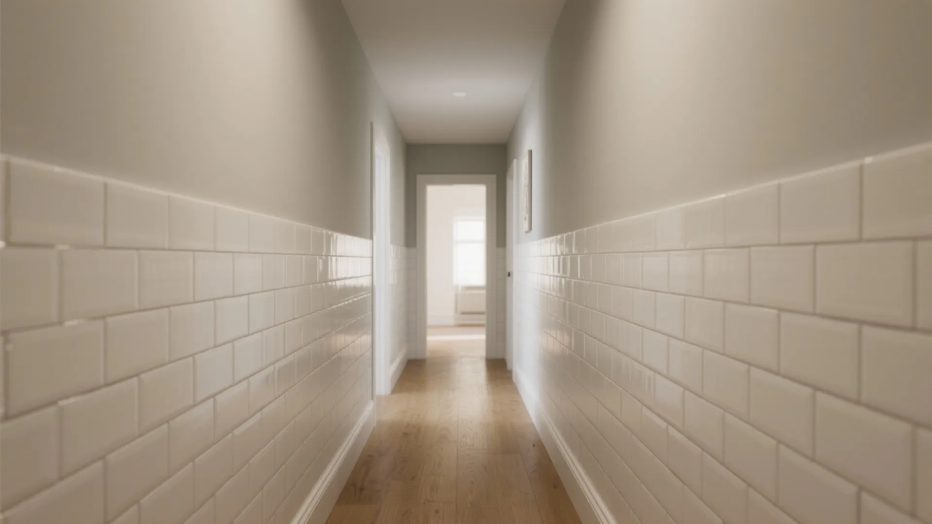 Matte Subway Tiles with Fine Grout