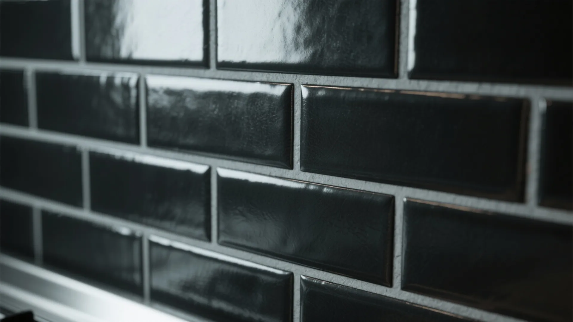 1. Matte subway tiles with bright grout