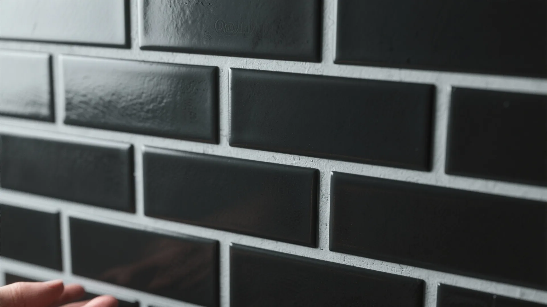 1. Matte Subway Tiles with Bright Grout