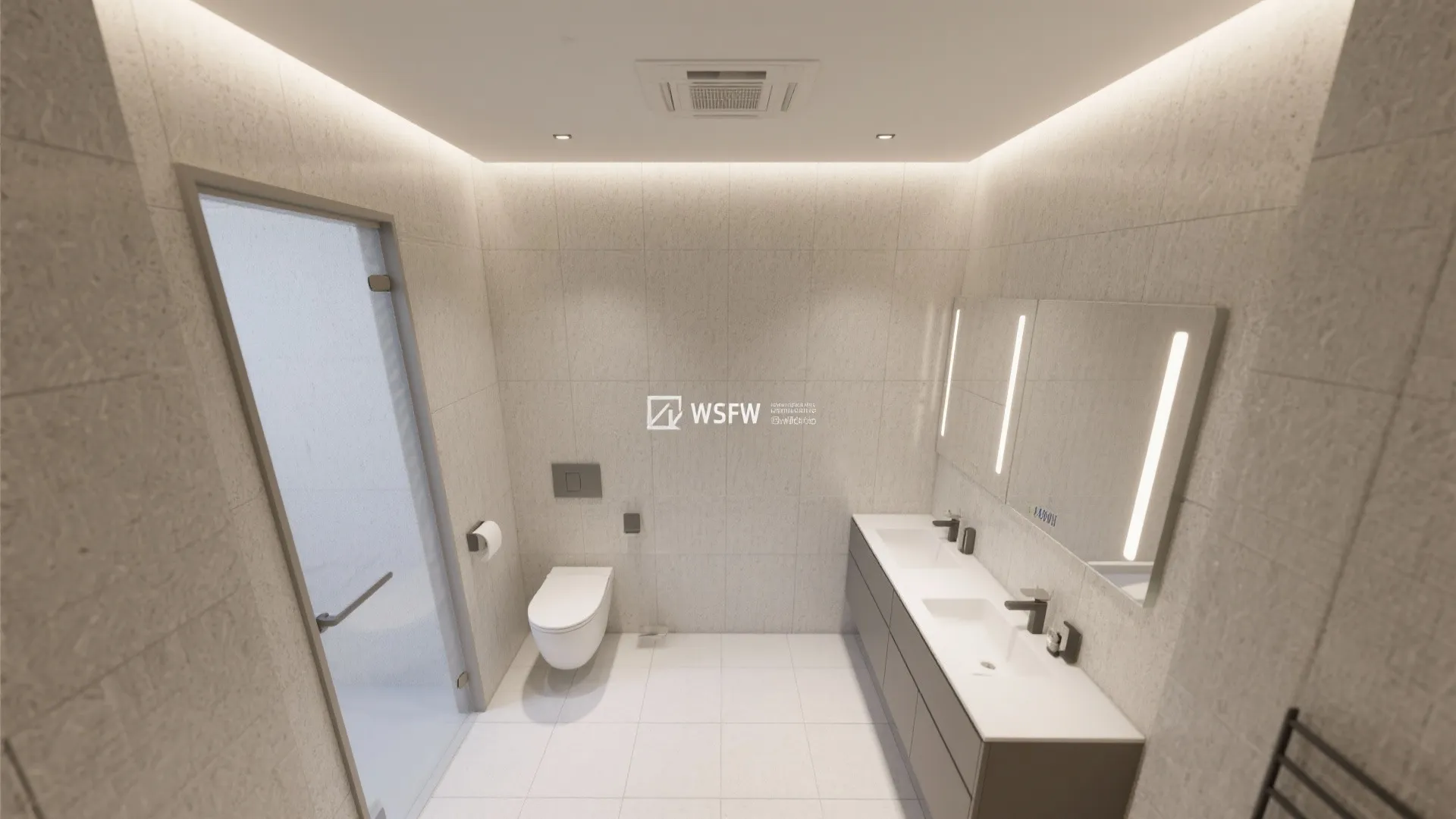 Matte Micro-Textured Porcelain for a Calm Spa Feel