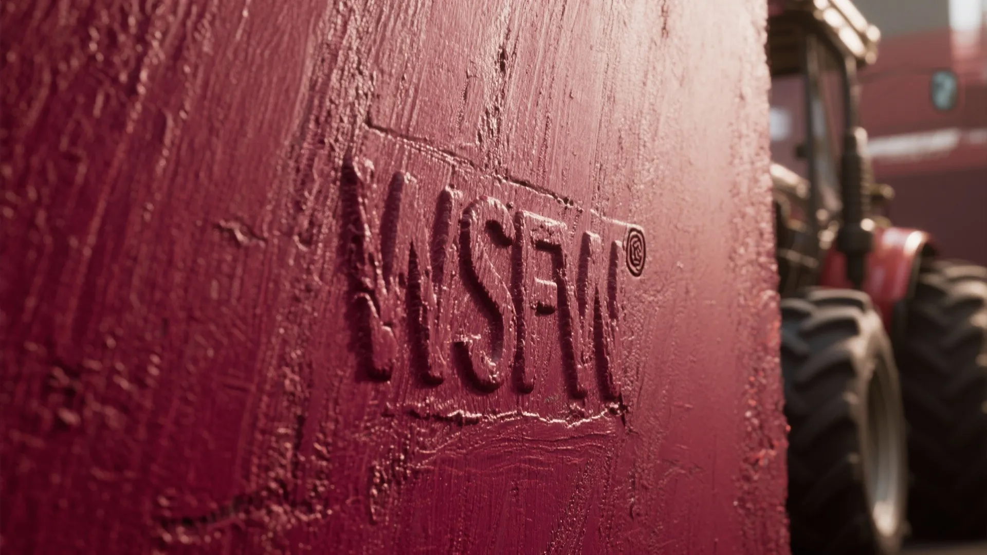 4. Matte Tractor Emulsion for Texture Play