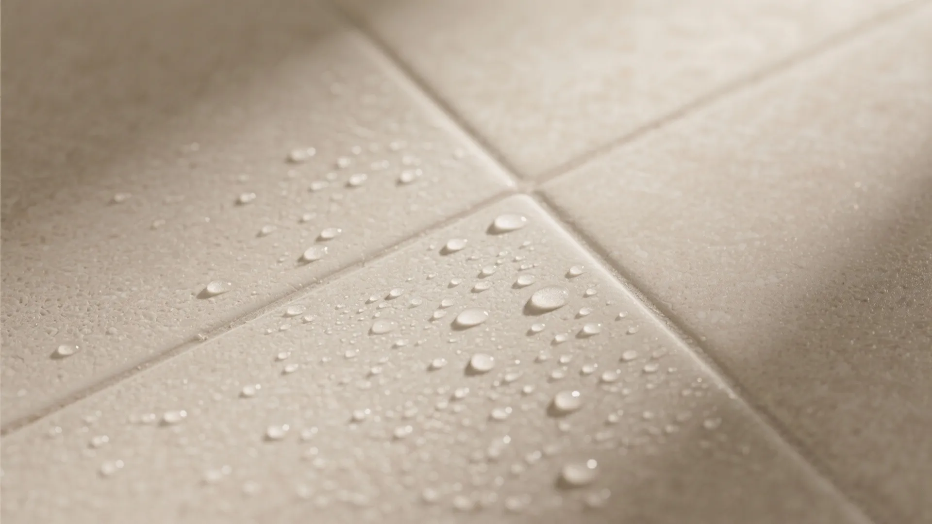 Matte, slip-resistant floor tiles for daily safety