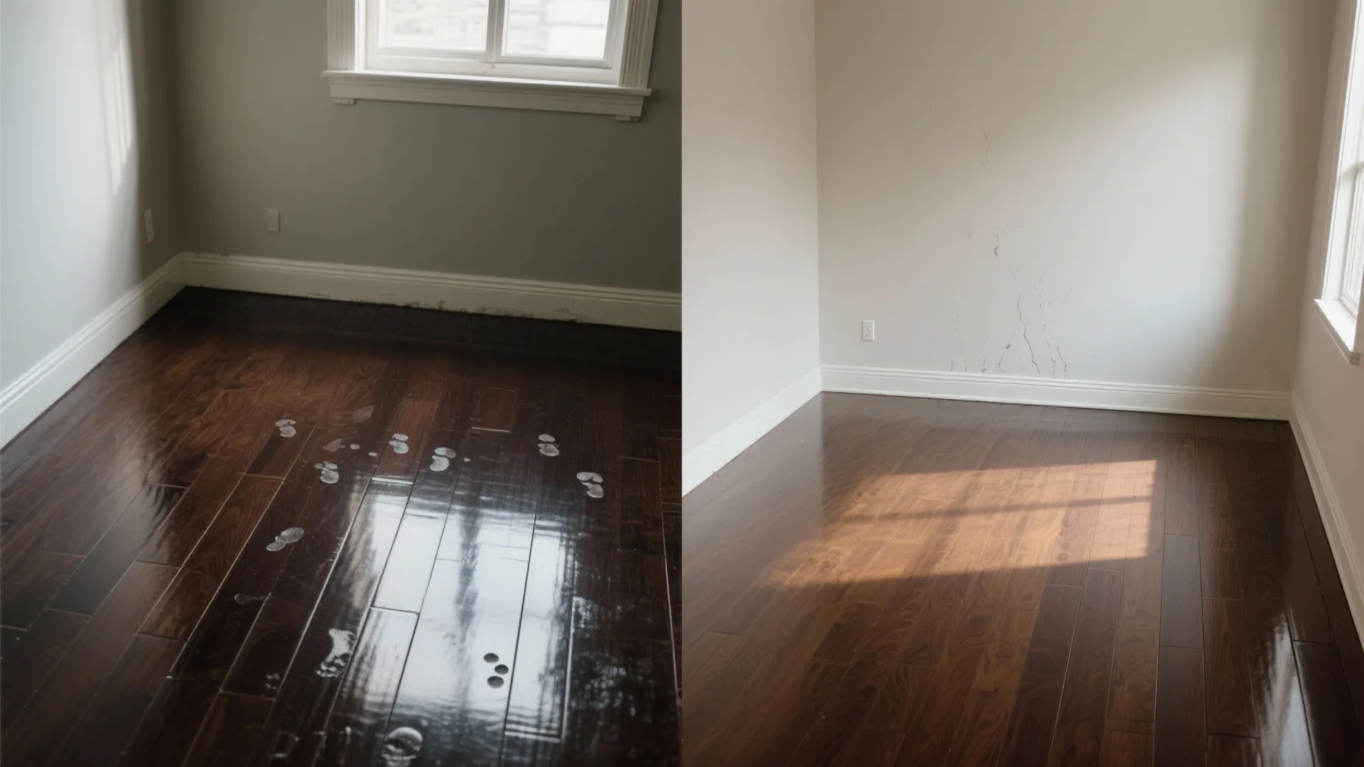Matte versus satin sheen on dark floors