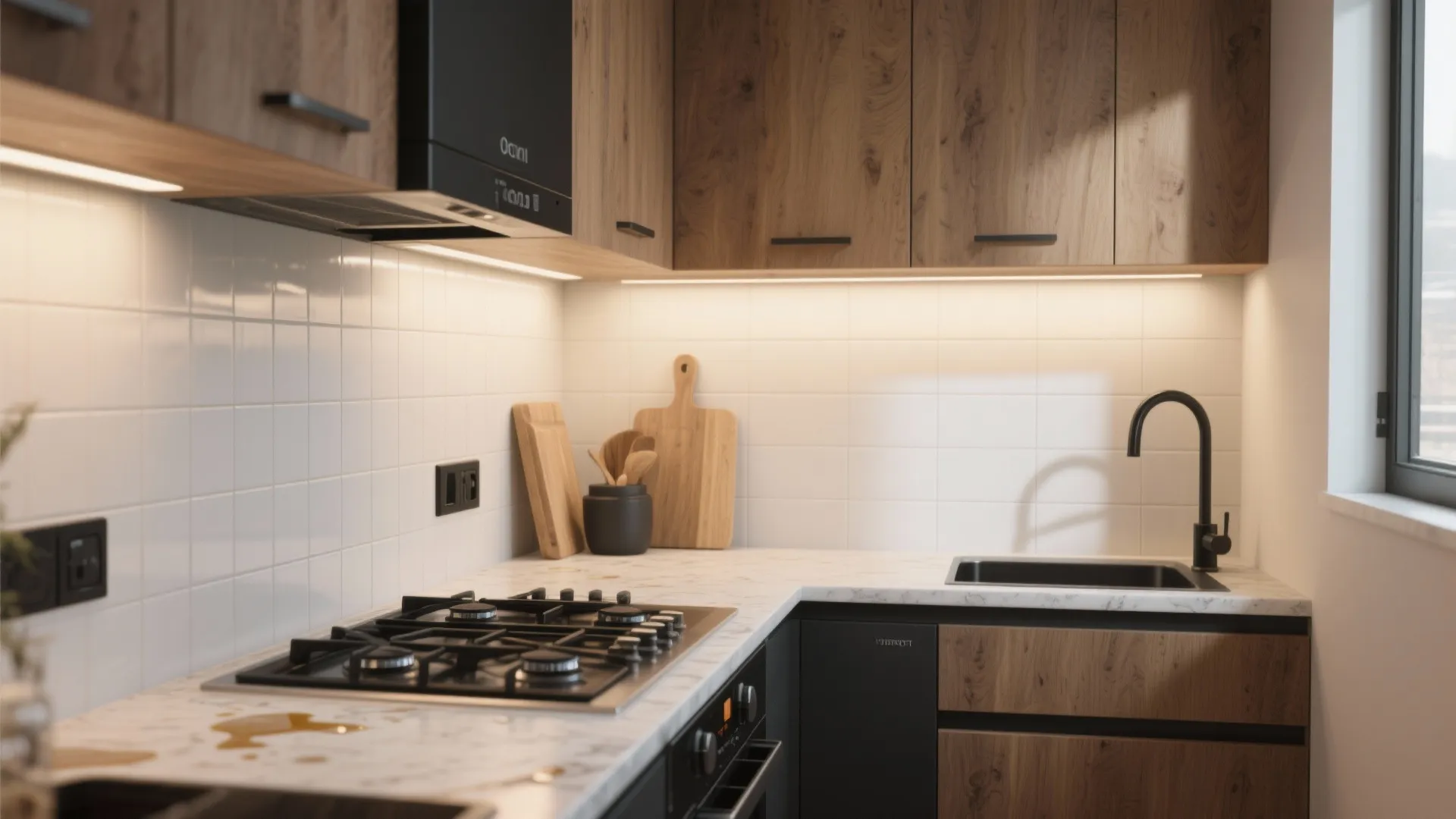 5. Matte white for a modern, soft look