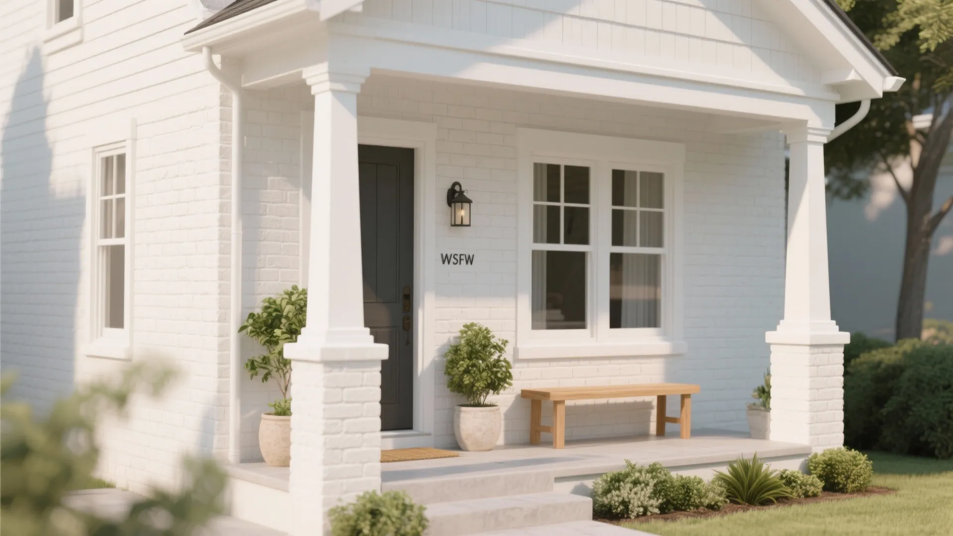 1. Clean Matte White for a Modern Classic