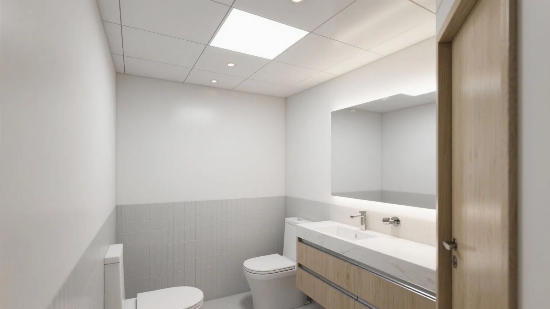 Matte White PVC Panels for Calm, Diffused Light