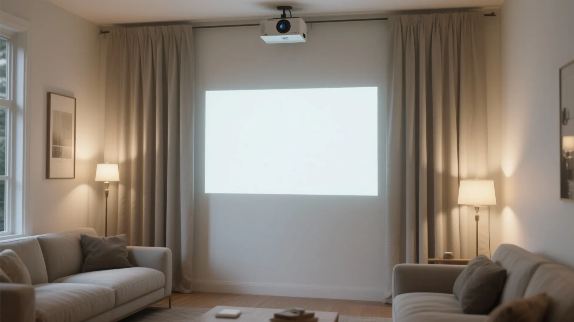 2. True Matte White for Controlled, Dark Rooms