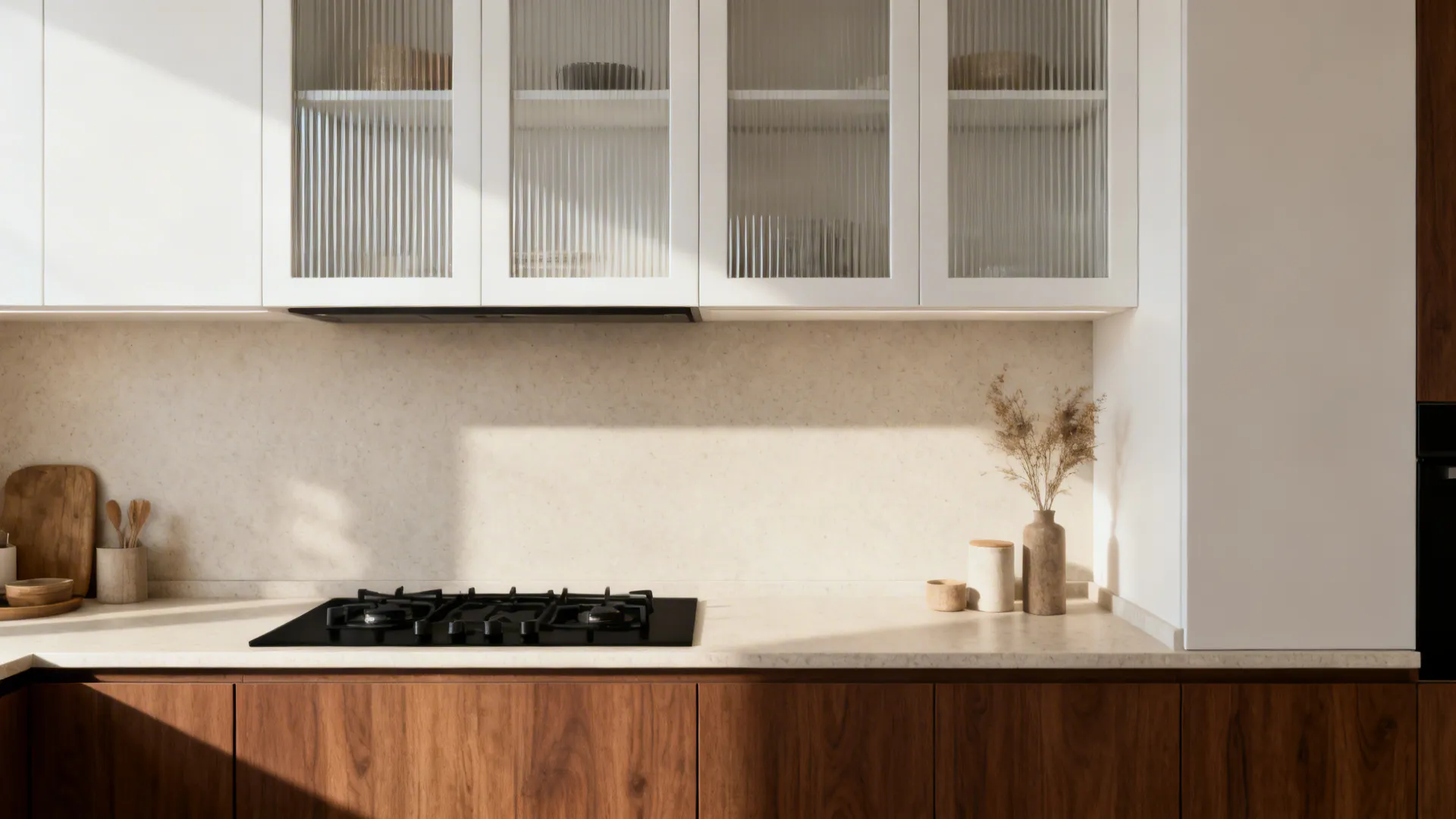 Warm Wood Textures with Matte Finishes