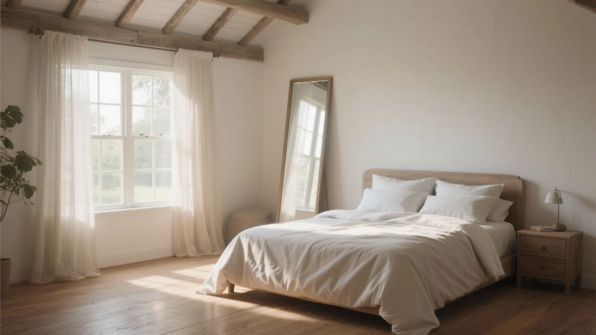 5. Maximize Light with Sheer Layers and Mirrors