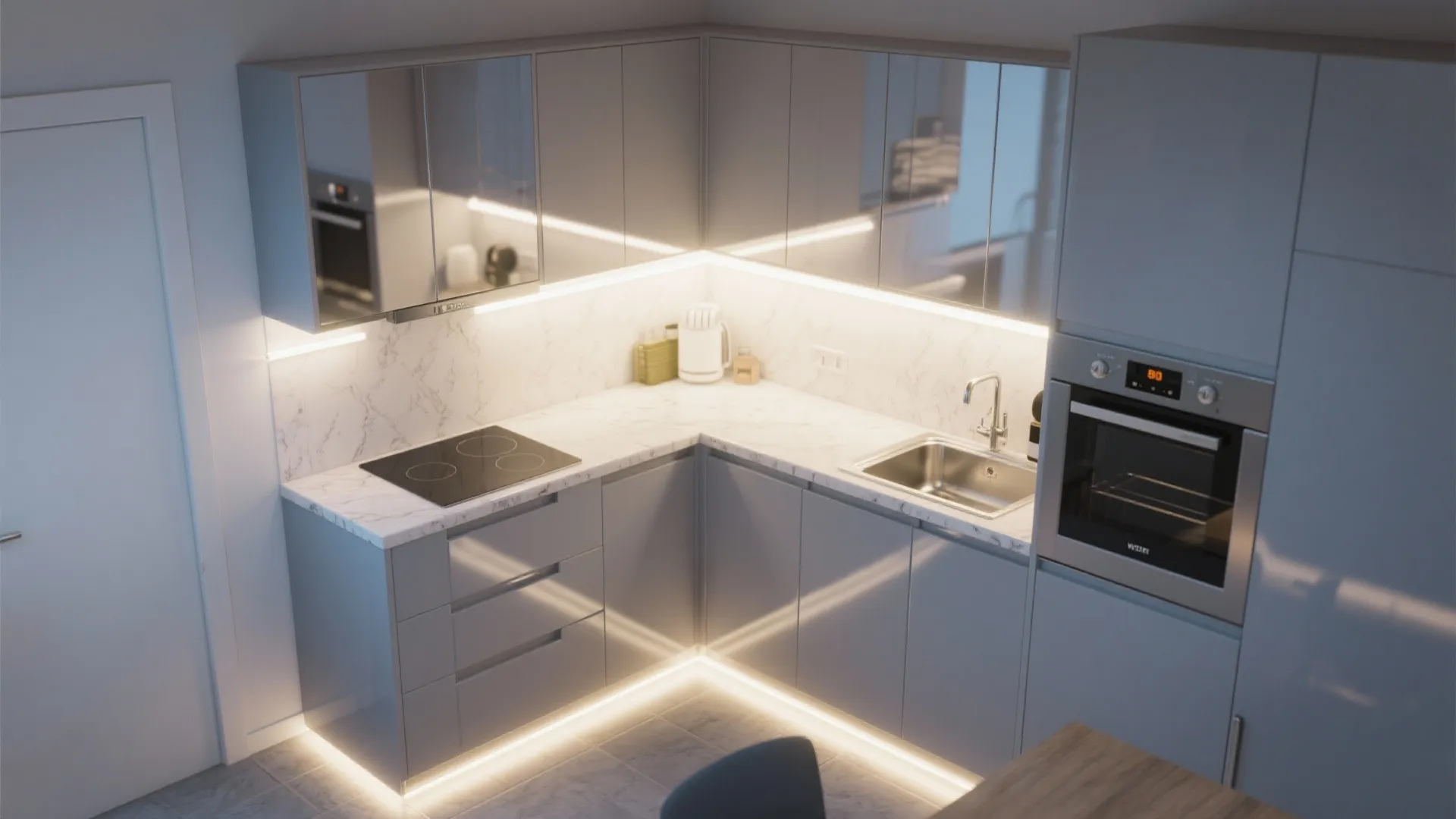 5. Maximize light with reflective surfaces and task lighting