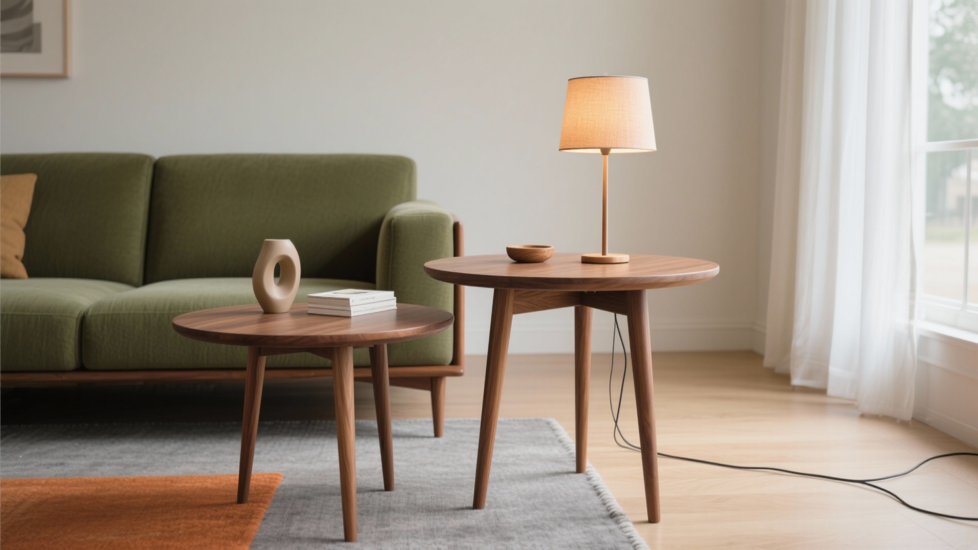 Room Feels Tight? Mid Century Modern Small End Table Ideas