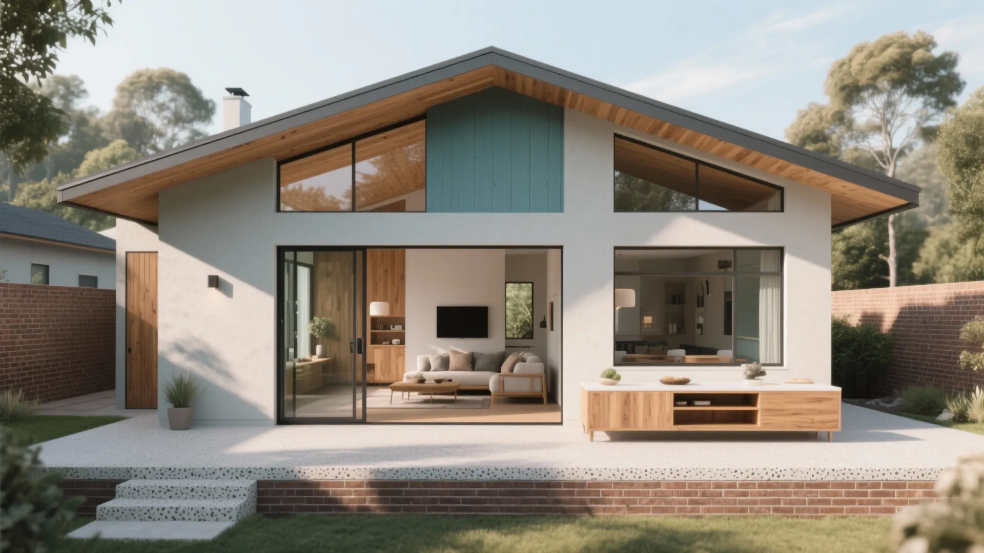 Small House Plans Mid Century Modern: Clever Living, Big Style: 1 Minute to Streamlined Mid-Century Modern Small House Plans