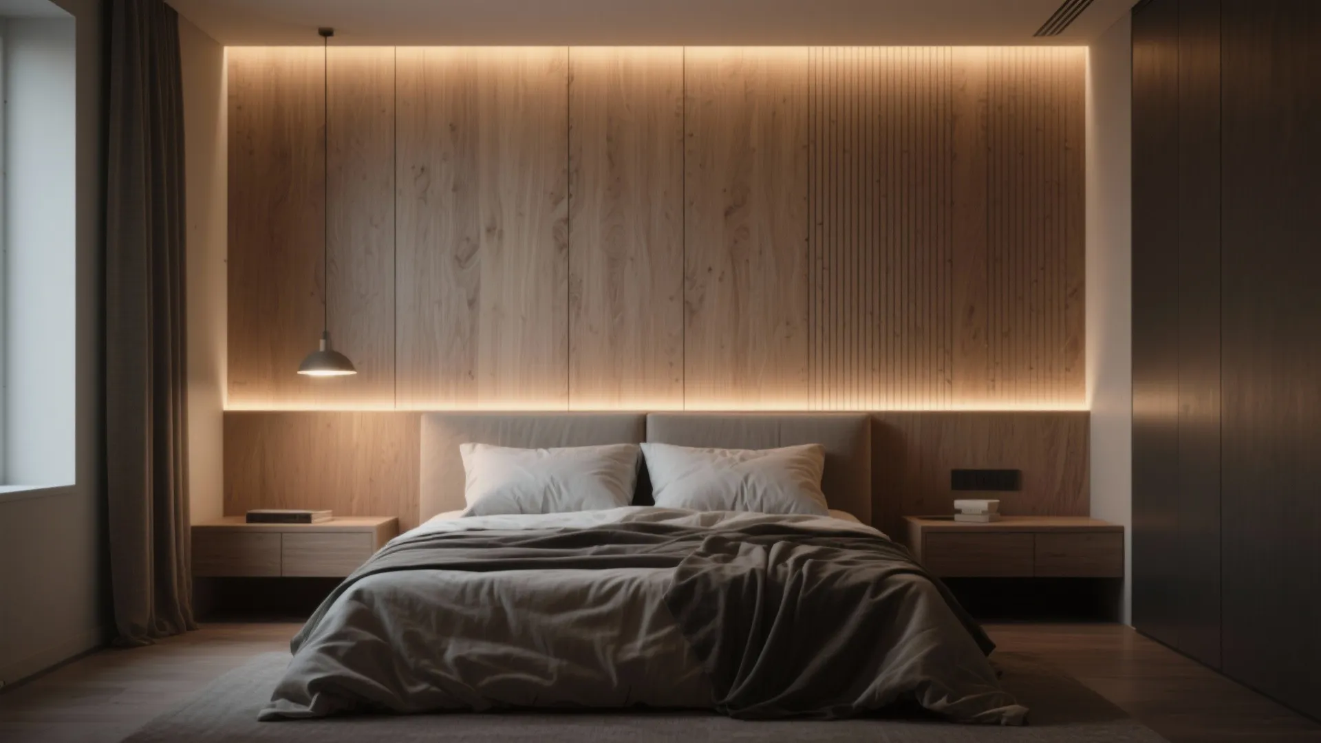 MDF Accent Walls with LED Backlighting