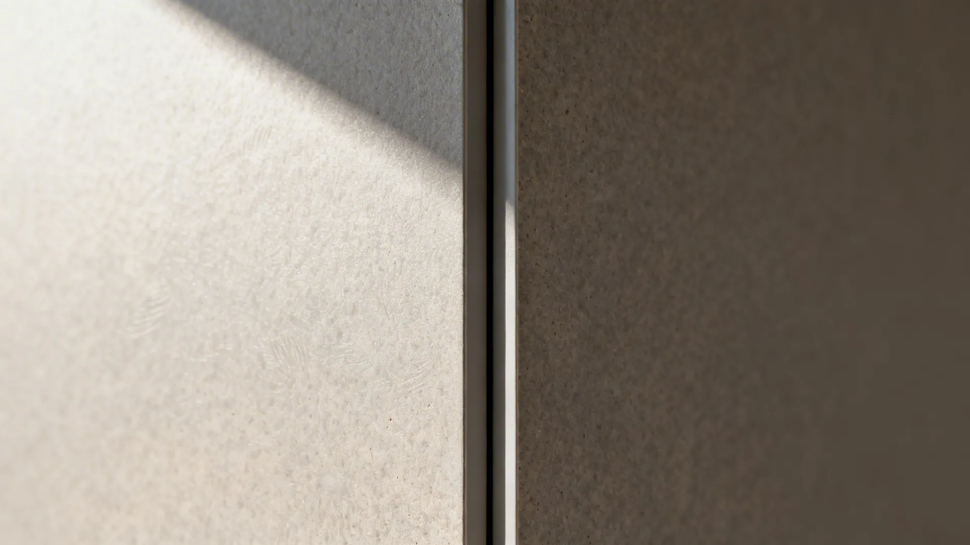 Minimal slab fronts with micro-matte finish