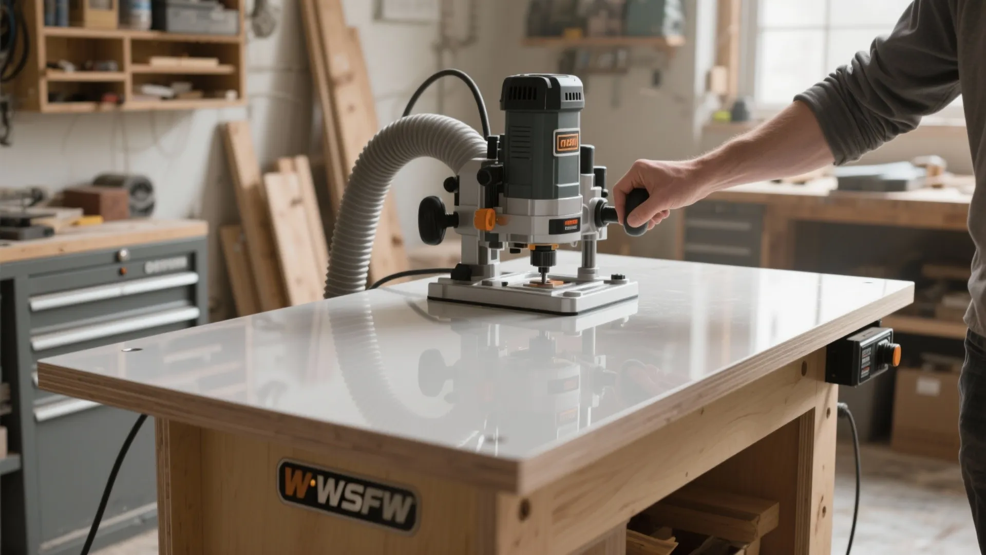 3. MDF with Topcoat — budget friendly and easy to flatten