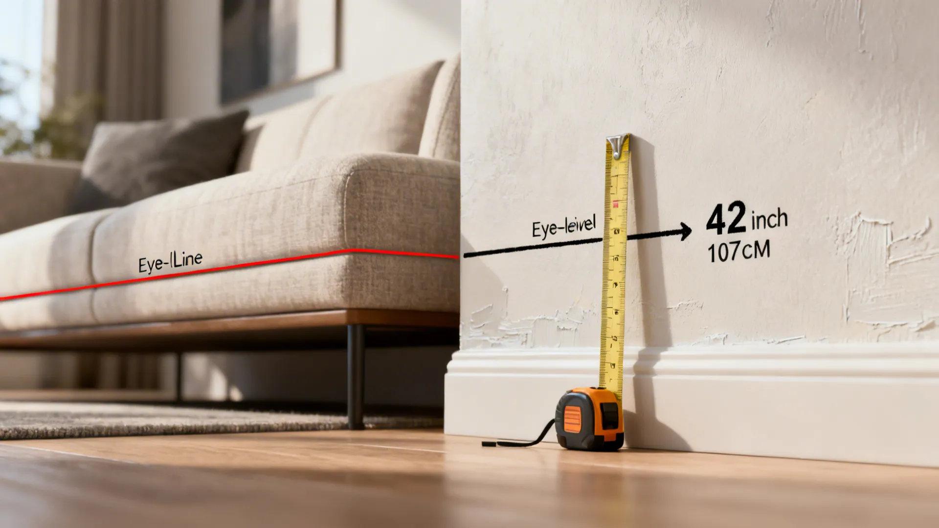 1. Aim for eye-level viewing