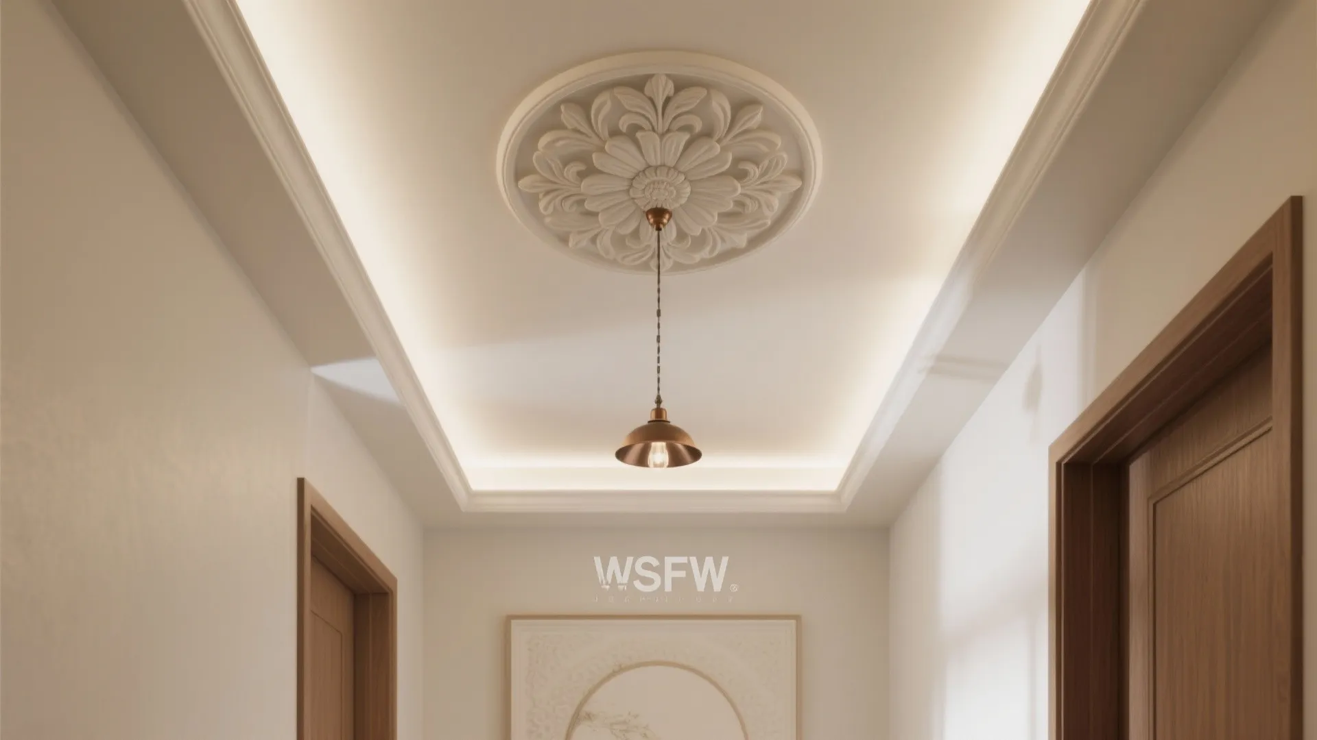 Floral Medallion with Soft Cove Glow