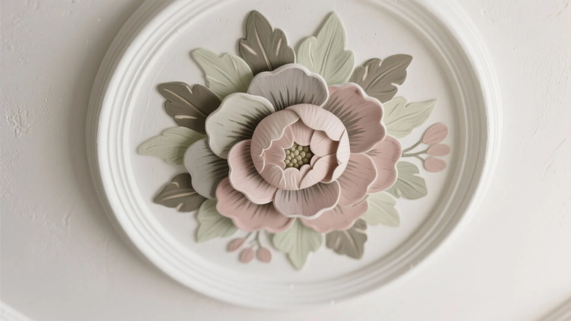 Painted Floral Medallions