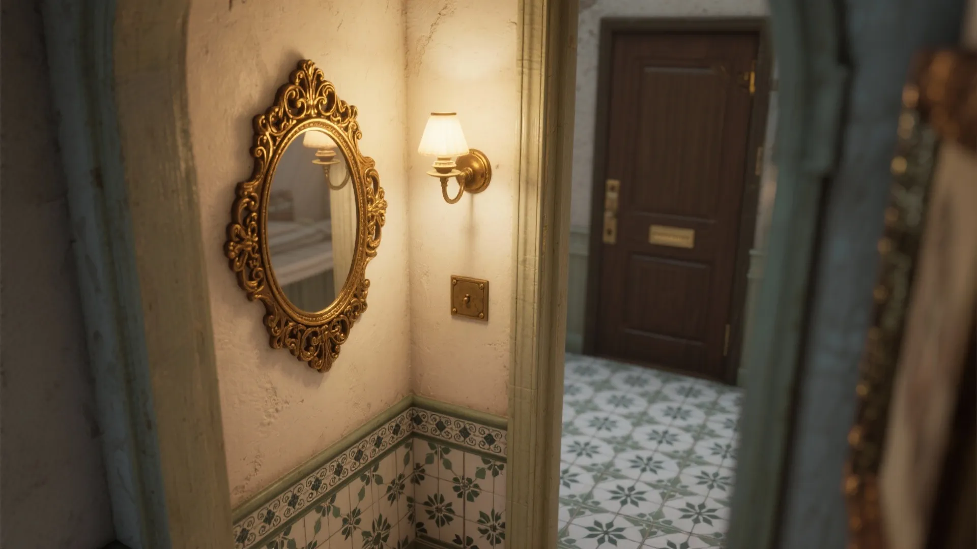 2. Decorative medallion-style plate for personality