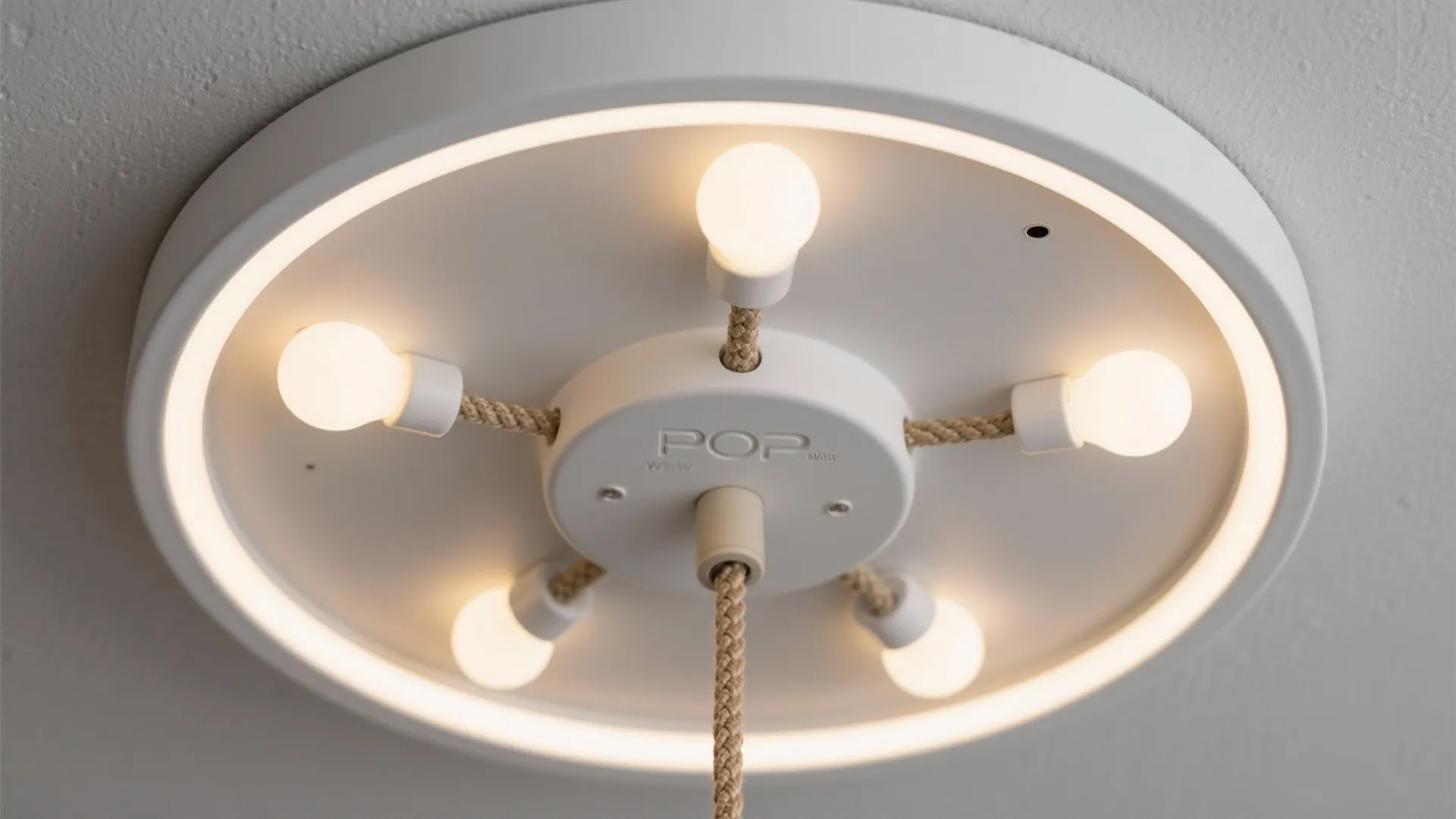 POP Ceiling Medallion + Mini Canopy Cluster