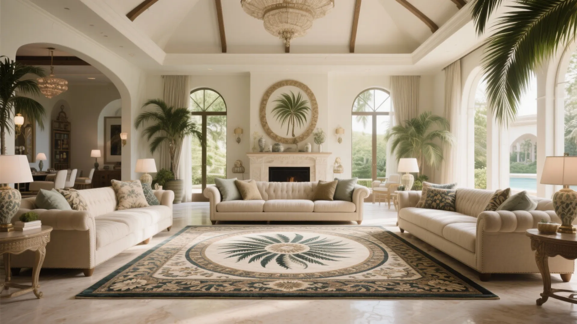 5. Tropical Medallion Centerpiece