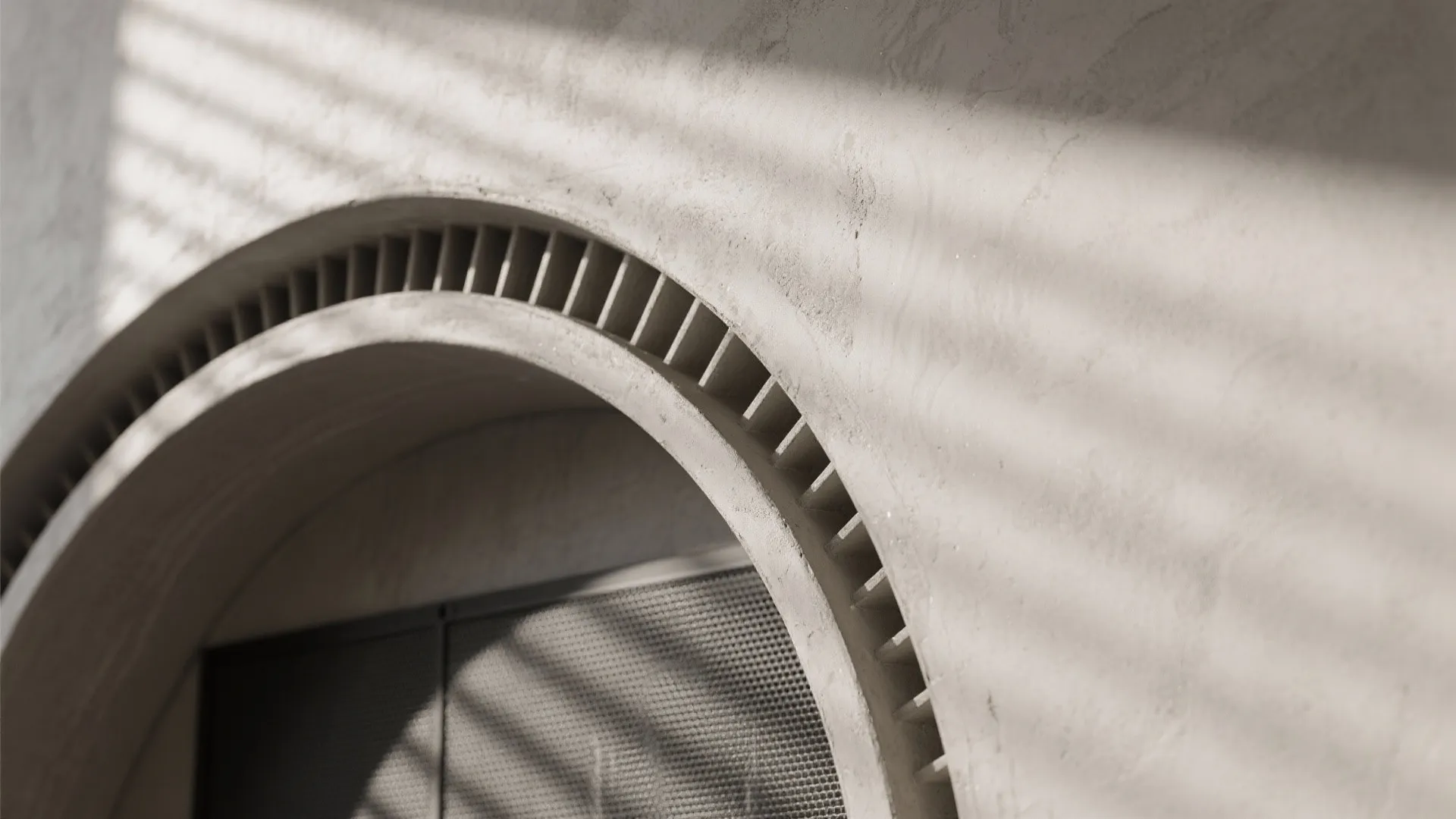 Arched Alcove for Media Wall and Hidden Cables