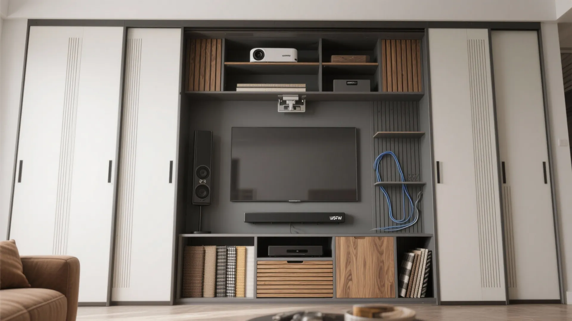 4. Multi-Use Media Cabinet