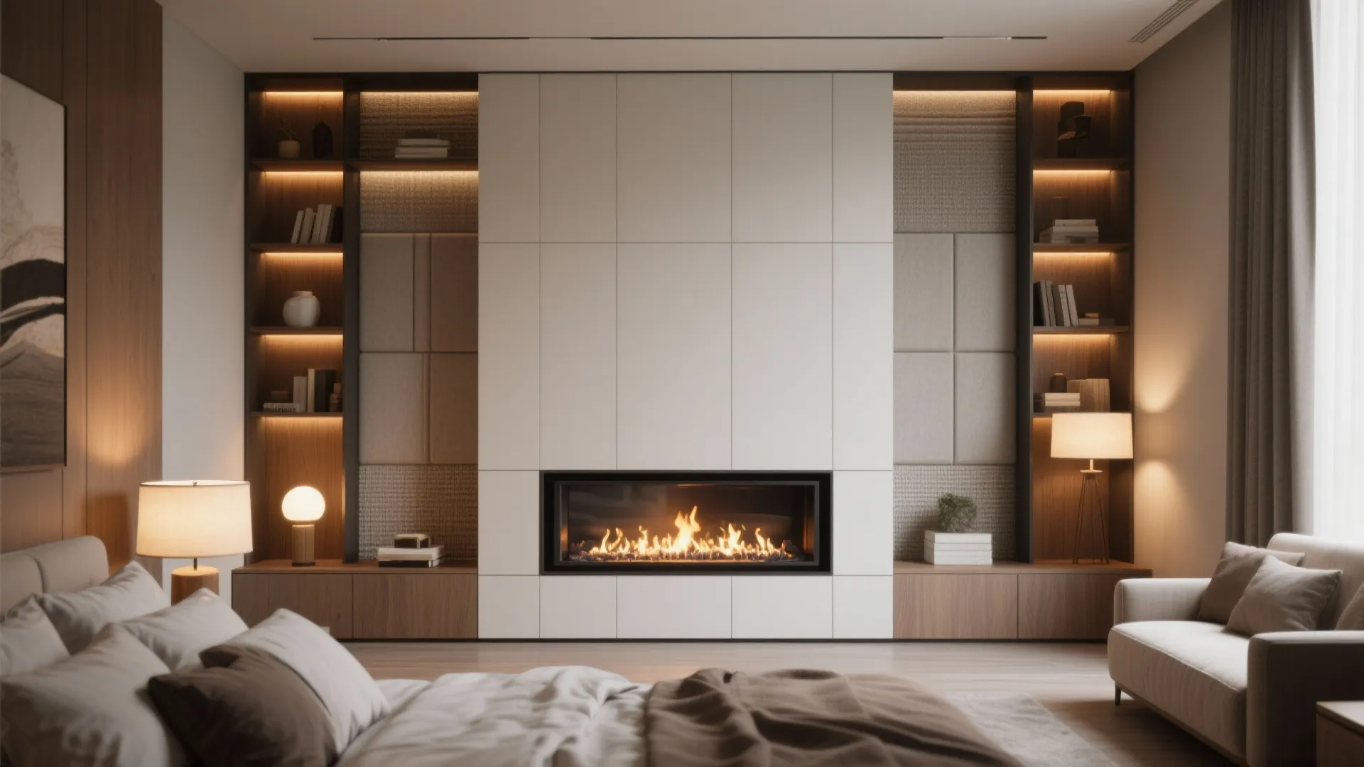 4. Cozy Fireplace or Media Wall
