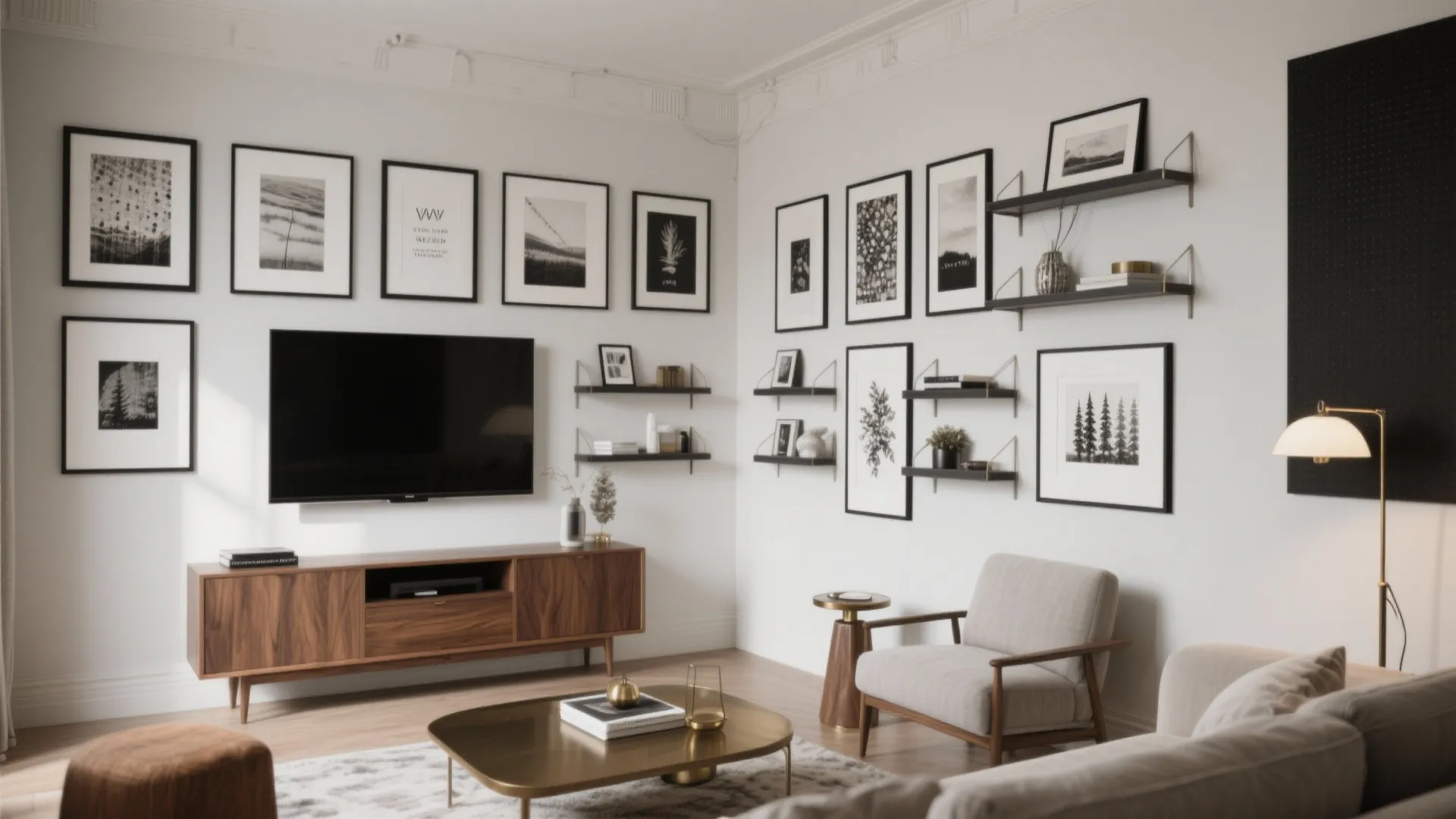 5. Modular art-meets-media gallery