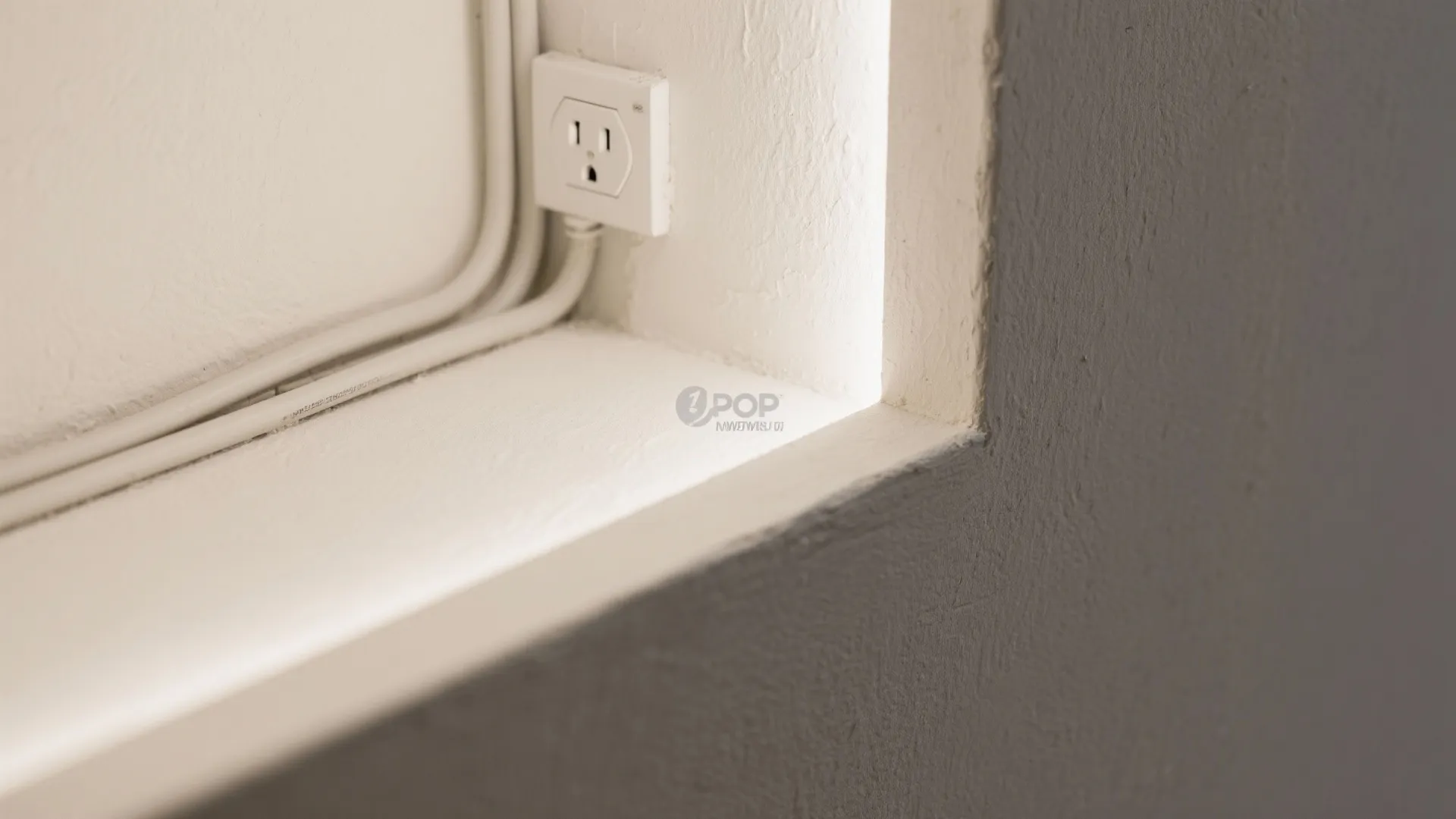 Recessed POP Media Niche to Declutter the Hall