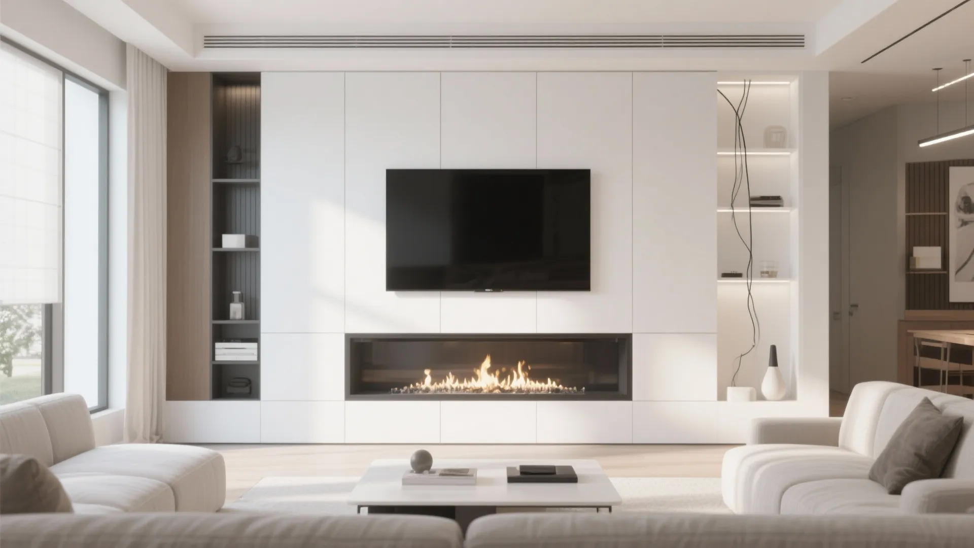 Integrated Media Wall