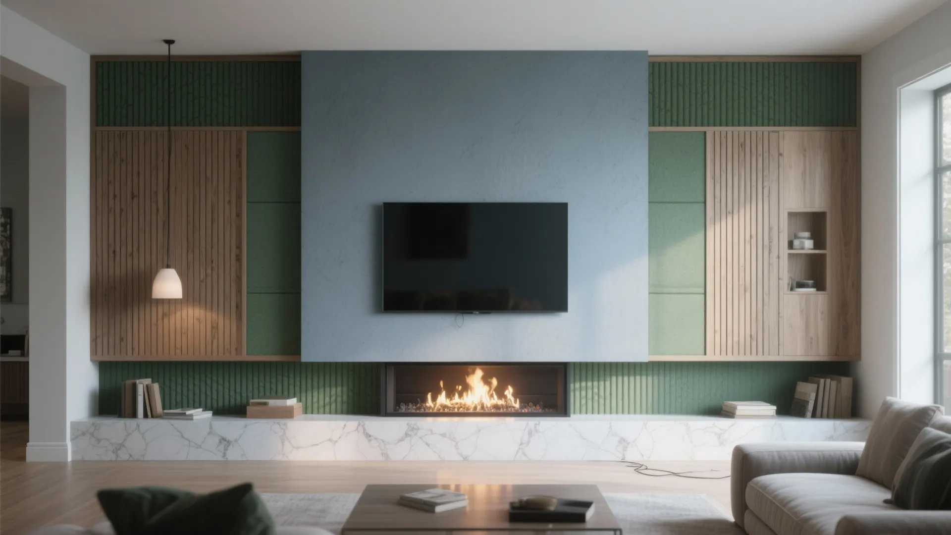 DIY Media Wall With Fireplace: Create a Stunning Focal Point: Fast-Track Guide to Building a Chic DIY Media Wall With Fireplace
