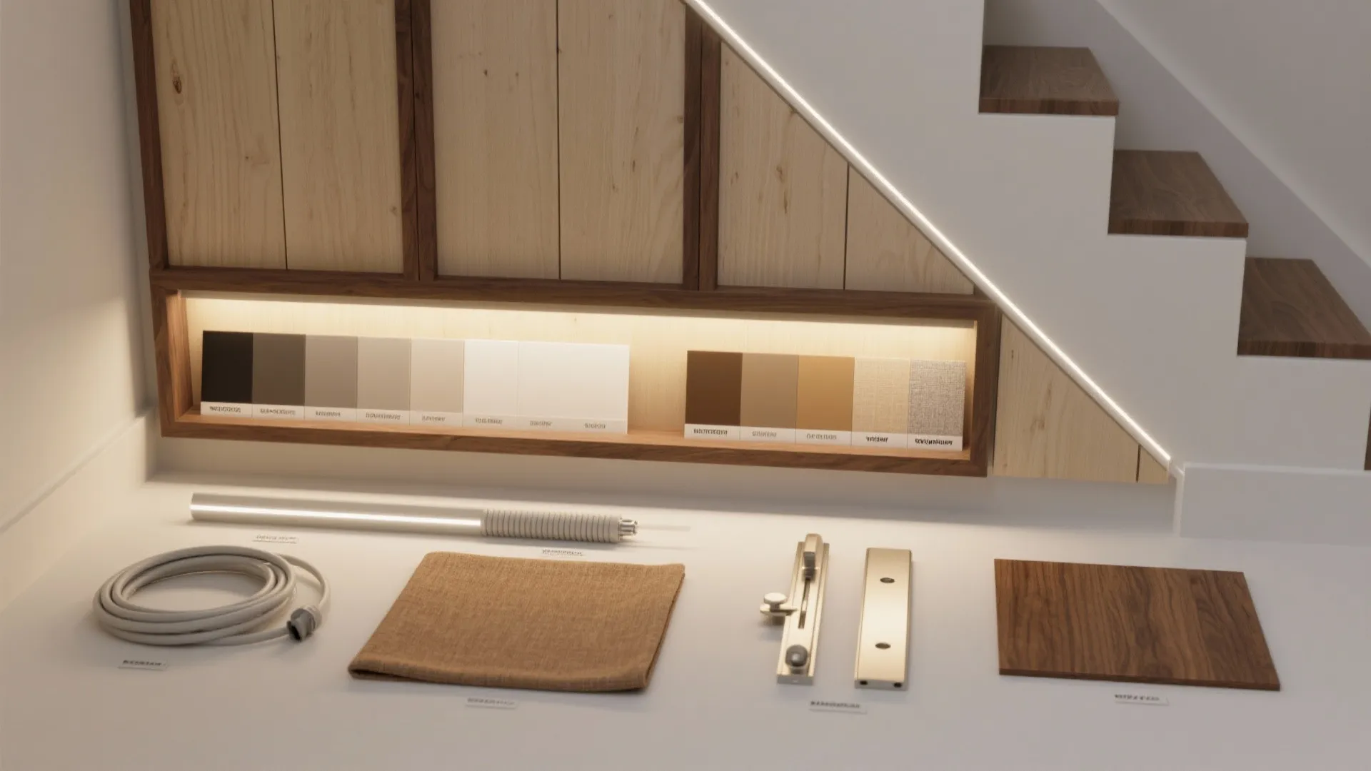 Built-in Bookcase and Media Wall