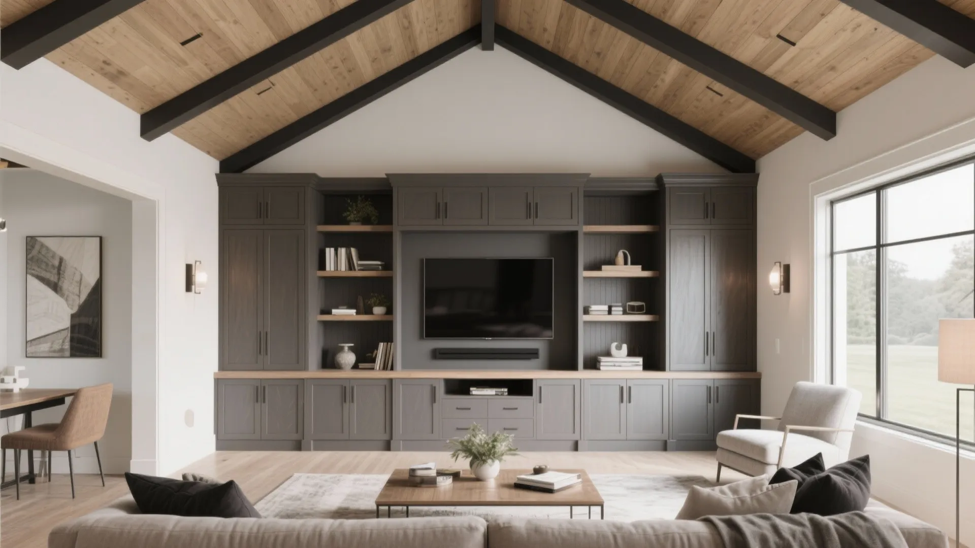 9. Built-in Media Wall