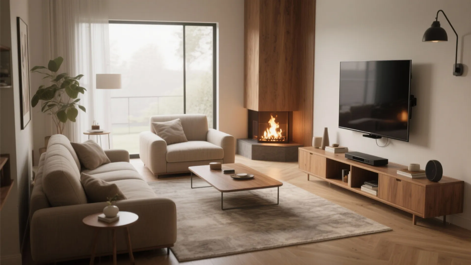 5. Flexible Media and Conversation Zones