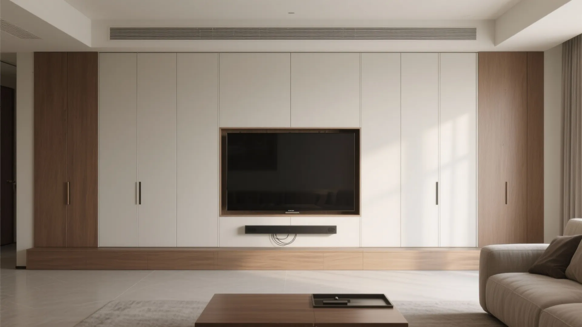 Media Wall Panelling: Storage That Disappears