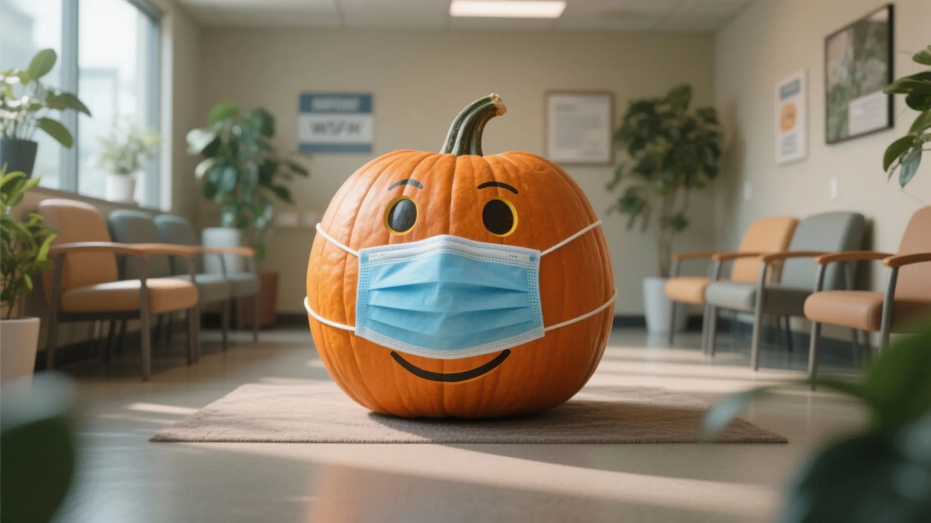 3. Medical Mask Pumpkin